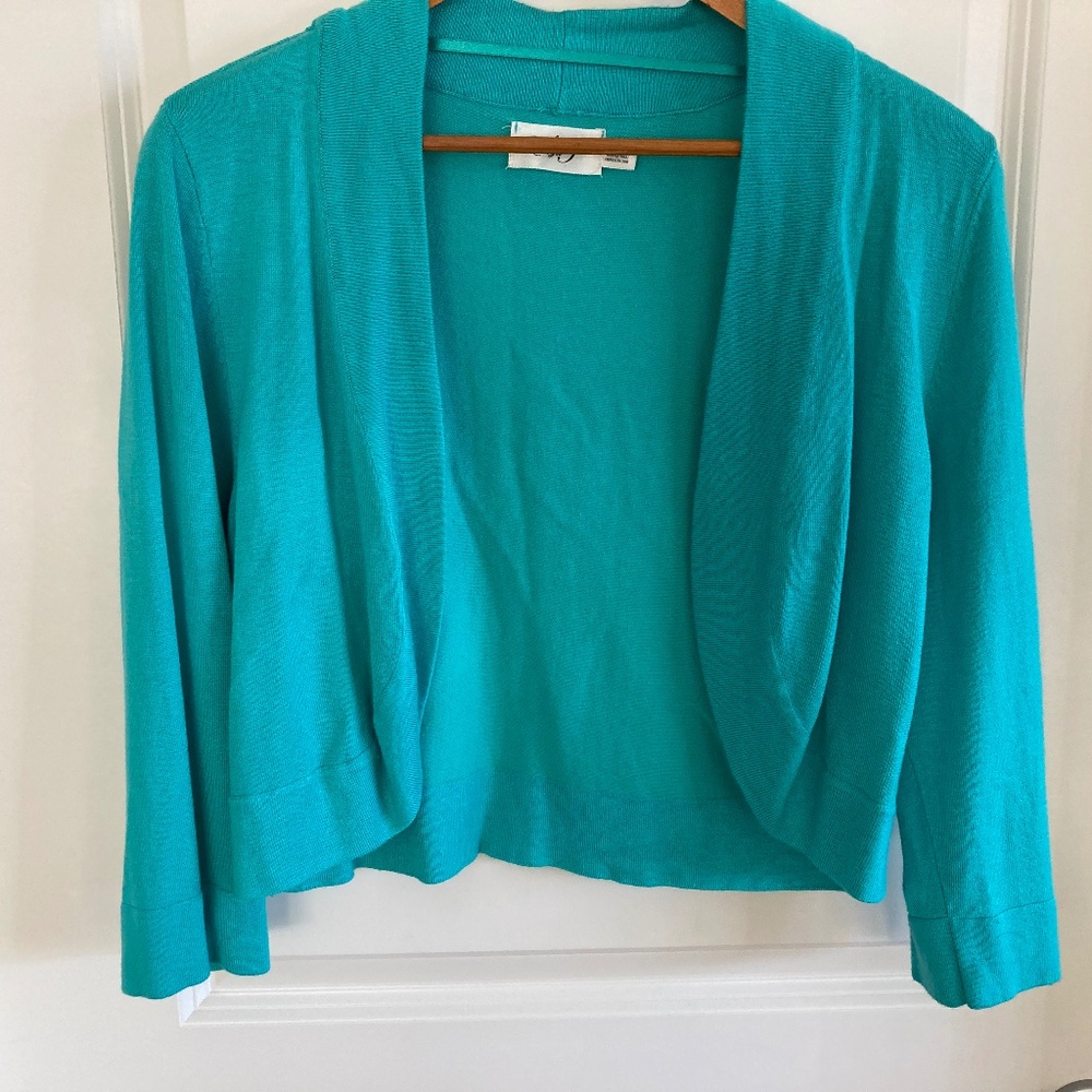 Eliza J Bolero size Large | Aqua Marine | Turquoise